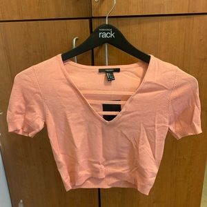 Sweater crop top. New with tags.